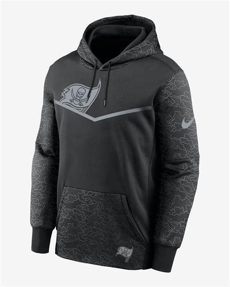 Tampa Bay Buccaneers Nike Therma Hoodie mit durchgehendem 